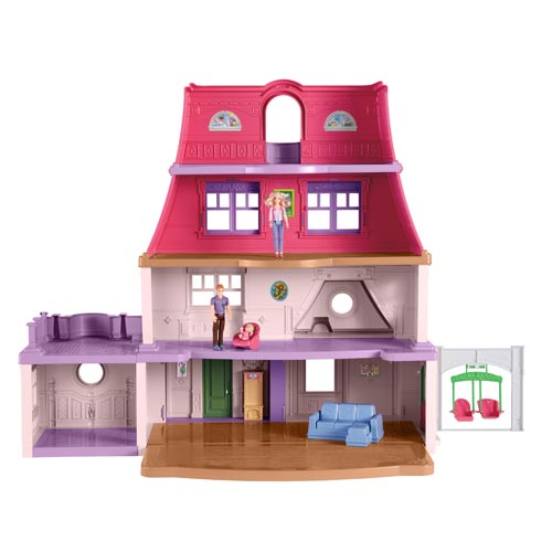 Fisher-Price Caucasian Loving Family Dollhouse with Figures Playset